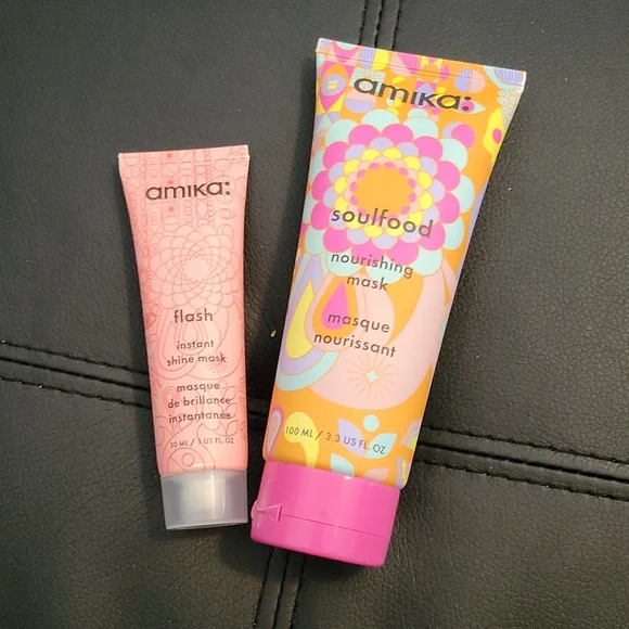 New sealed AMIKA NOURISHING MASK & INSTANT SHINE MASK - Picture 1 of 3